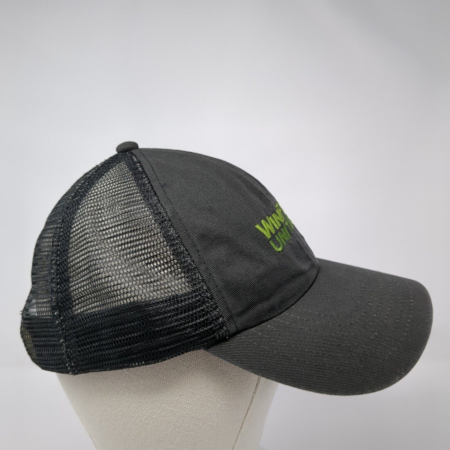 Winfield United Strapback Mesh Back Trucker Hat Gray One Size K-Products