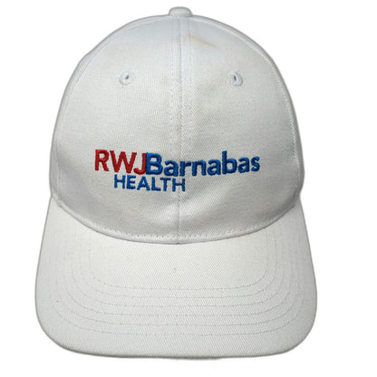 RWJBarnabas Health Medical White Baseball Cap One Size Strapback Cotton Hat