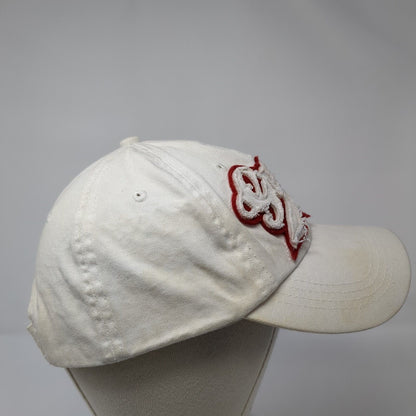 Greece Strapback Hat White One Size Adjustable Embroidered 6 Panel Karfil