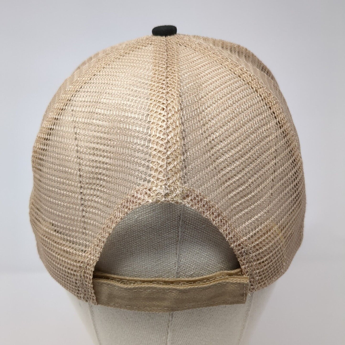 Quartzsite RC Flyers Strapback Trucker Hat Tan OS Adjustable Embroidered Mesh