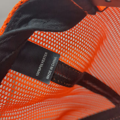 Richardson Trucker Hat Black Orange One Size Kryptek Typhon Camo Hawktech Mesh