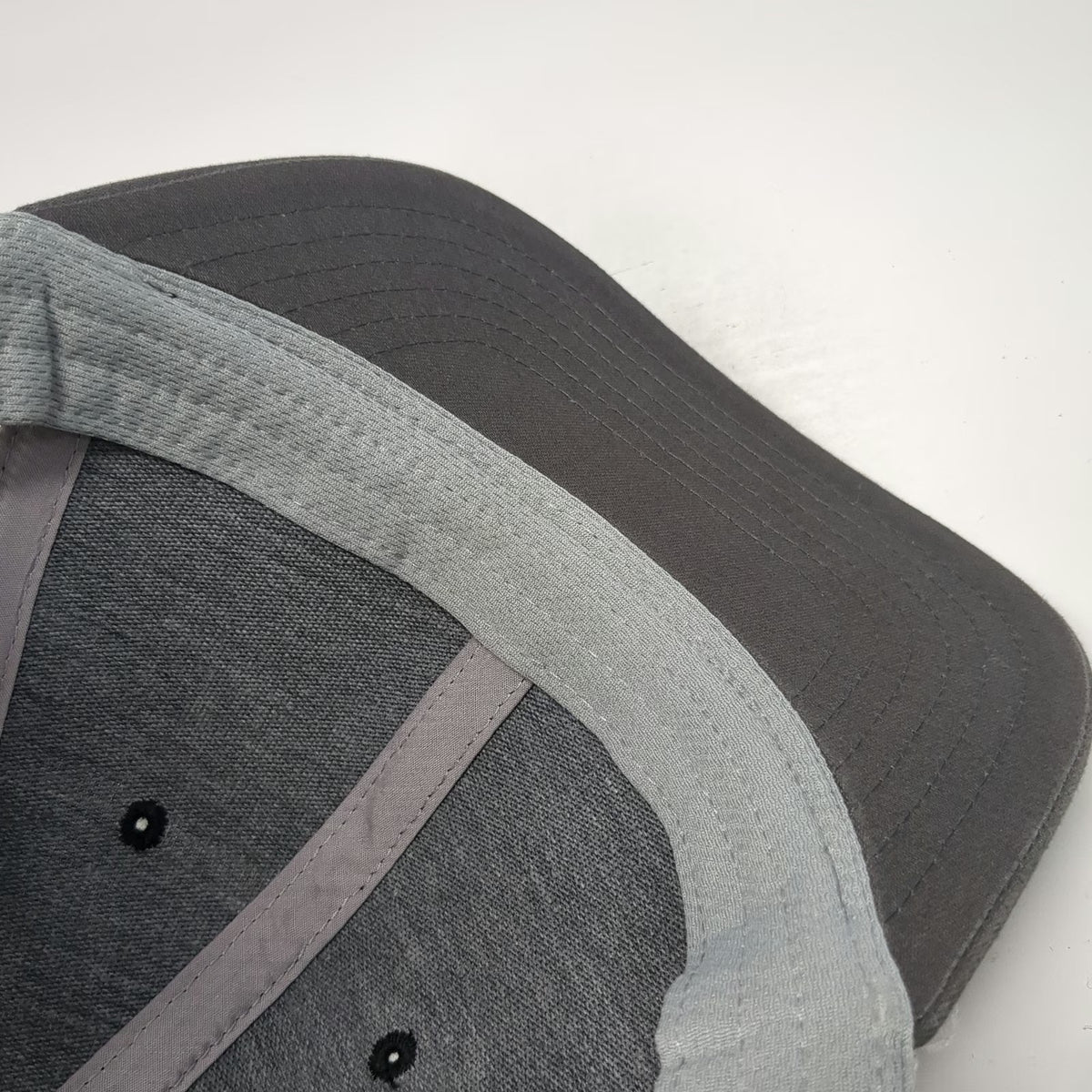 Levelwear Trucker Hat Gray One Size Blank Front McCall Golf Club Snapback