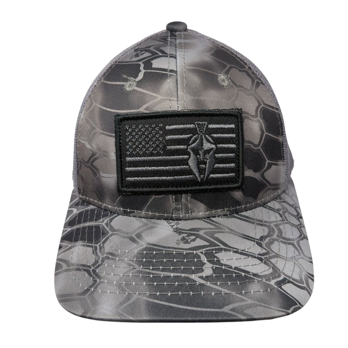 Kryptek Patch Snapback Mesh Back Trucker Hat Camo One Size Outdoor Cap