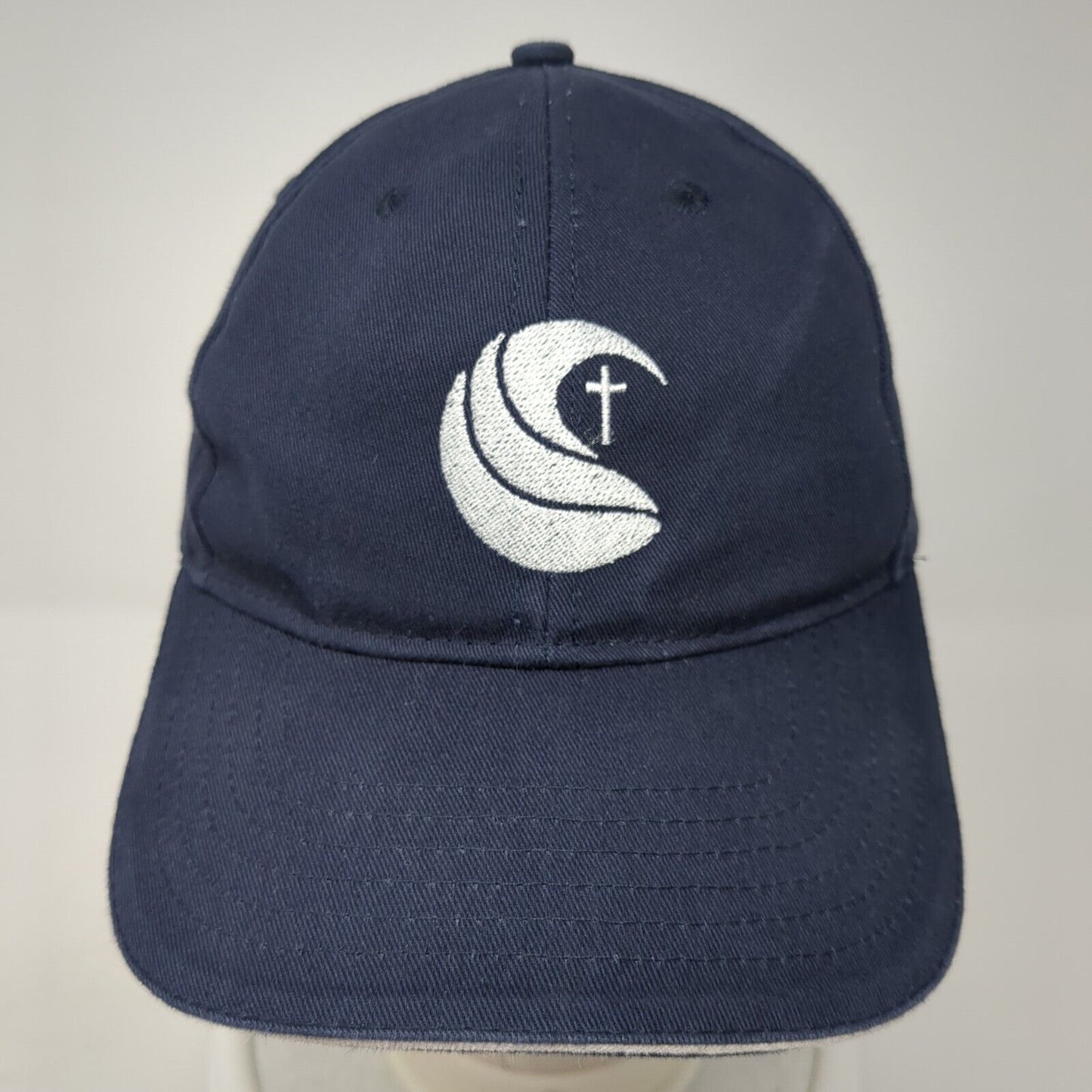Quake City Caps Slideback Baseball Cap Blue One Size Adjustable Embroidered