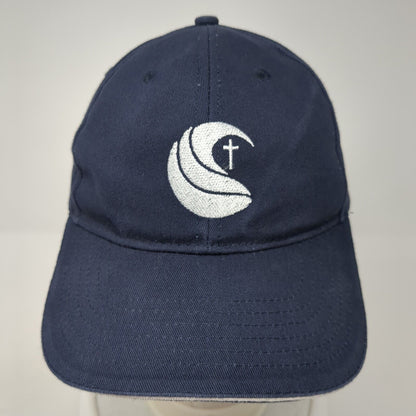 Quake City Caps Slideback Baseball Cap Blue One Size Adjustable Embroidered