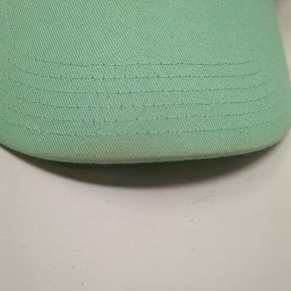 Champion Slideback Hat Green OSFA Adjustable Embroidered Vented Holes 6 Panel