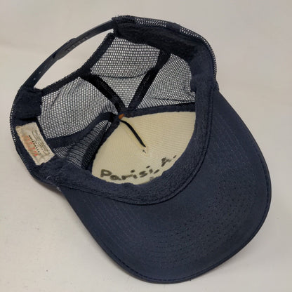 Recruit Snapback Trucker Hat Blue OSFM Adjustable Mesh Back Rope Otto