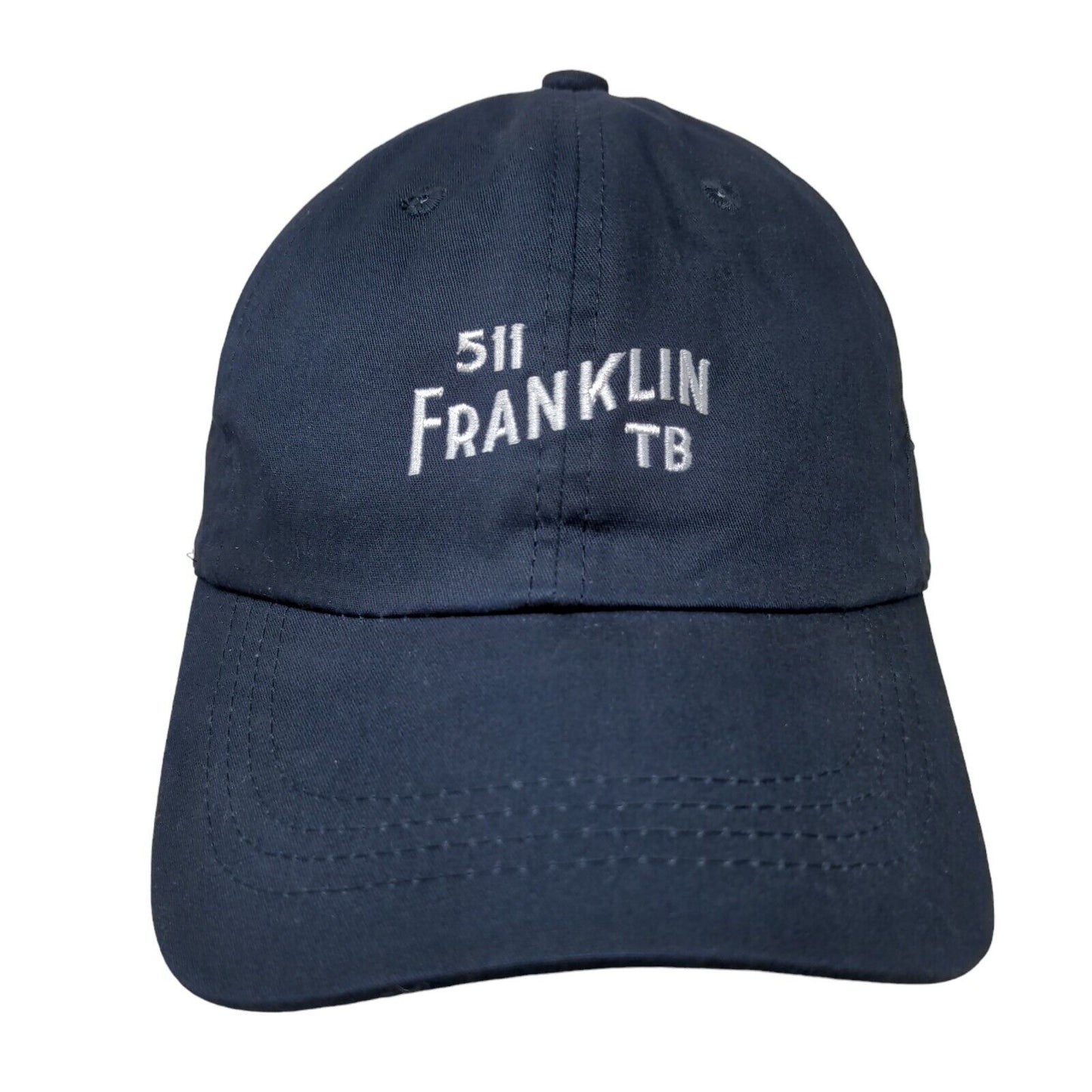 511 Franklin TB Strapback Hat Blue One Size Embroidered Stanton & Bowery