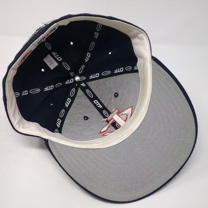 Pro-Line CL Baseball Cap Blue White 7 3/8 Fitted Hat TPX OTF Embroidered Logo