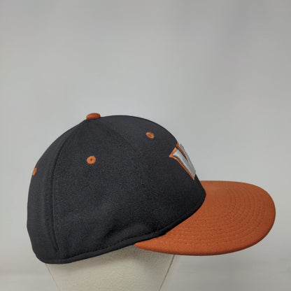 Letter W Fitted Hat Multi Small Embroidered The Game Pro Colorblock