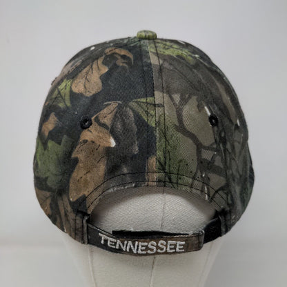 Tennessee TN Strapback Hat Camouflage One Size Adjustable Embroidered Patriotic