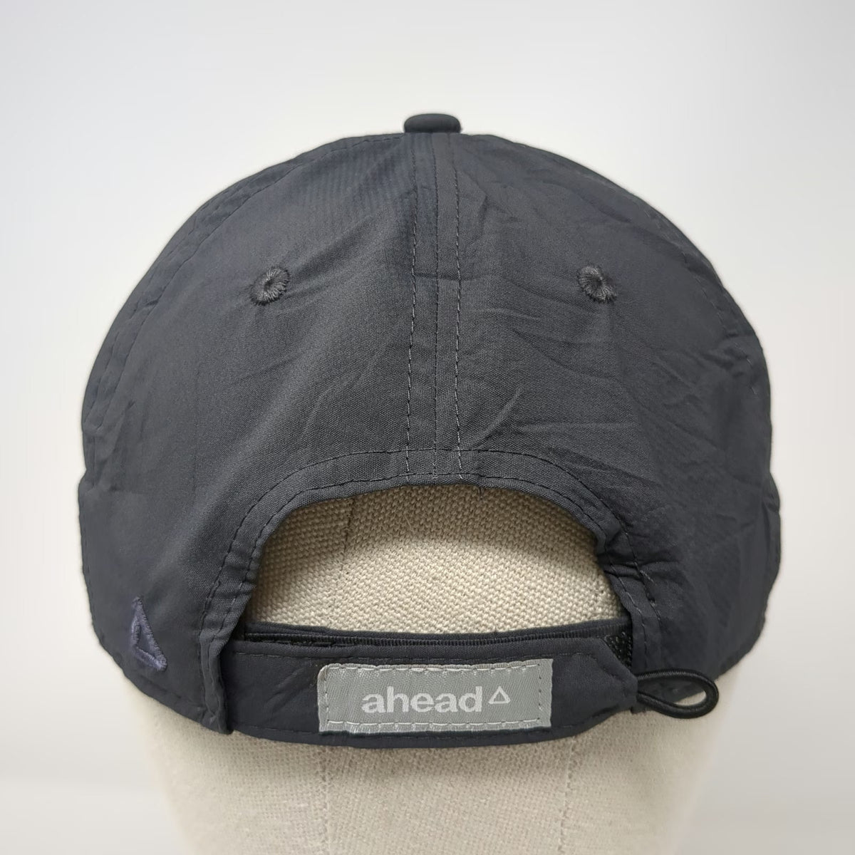 ahead Baseball Cap Gray One Size Topgolf Embroidered Logo Polyester Spandex Hat