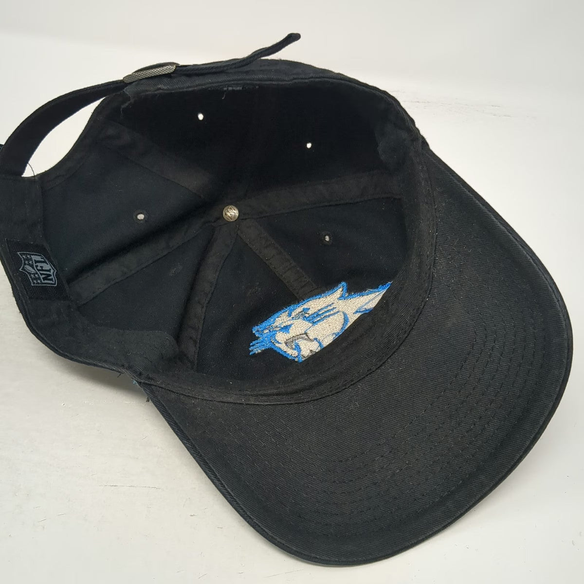'47 Carolina Panthers NFL Baseball Cap Black OS Adjustable Curved Logo Hat