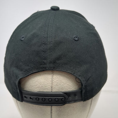Quake City Caps Snapback Black One Size Waynes World Embroidered Cotton Hat