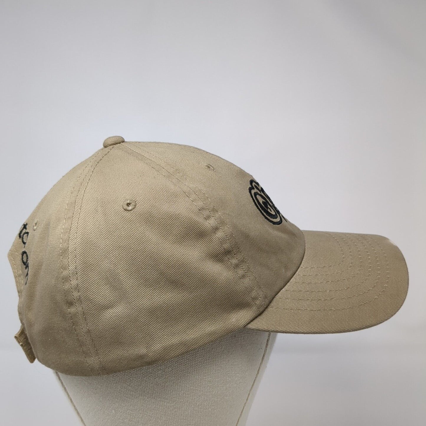 O'Reilly Auto Parts Strapback Hat Tan One Size Adjustable Embroidered Cotton