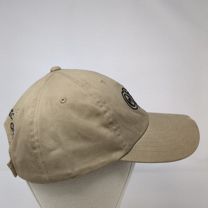 O'Reilly Auto Parts Strapback Hat Tan One Size Adjustable Embroidered Cotton