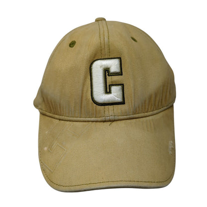 Letter C Cabela's Fitted Hat Tan M/L Embroidered Proflex Outdoor Cap