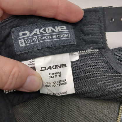 Dakine Trucker Hat Black Green Orange Yellow One Size Mesh Tropical Print Logo