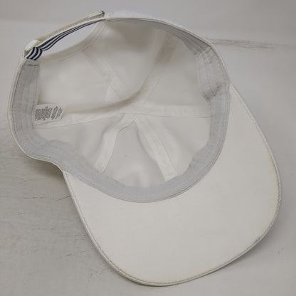United Healthcare Logo Hat White Blue One Size Recycled Polyester Baseball Cap