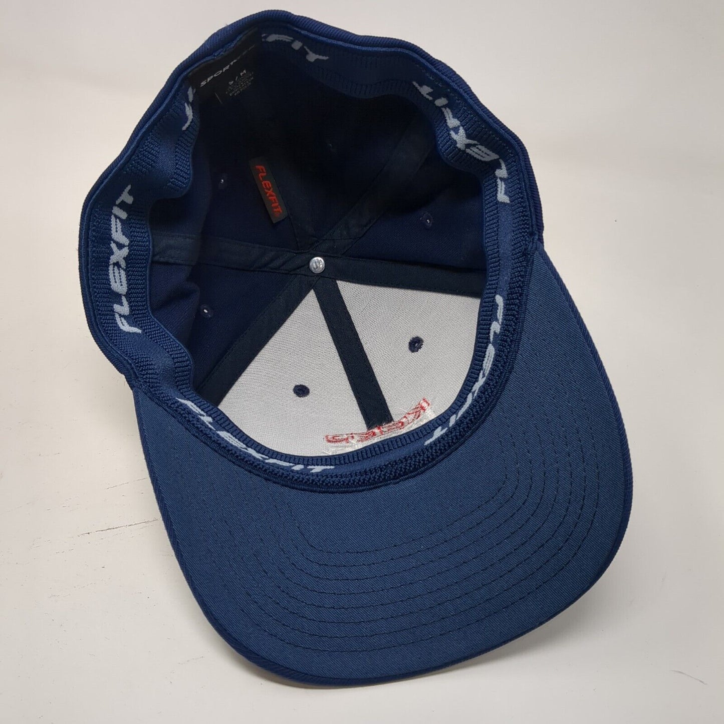 Keep Idaho Red Fitted Hat Blue S/M Embroidered Flexfit Sport-Tek 6 Panel