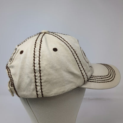 Robin Ruth 5 Panel Hat Beige Brown One Size Chicago City Original Thick Stitch