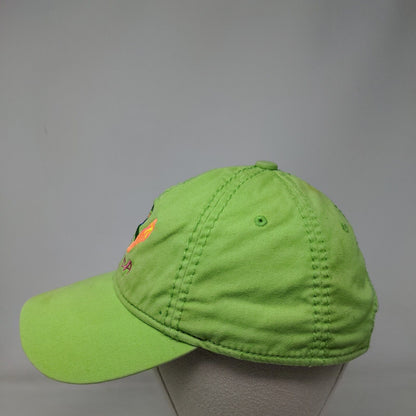 Bermuda Strapback Hat Green One Size Adjustable Embroidered 6 Panel JHats