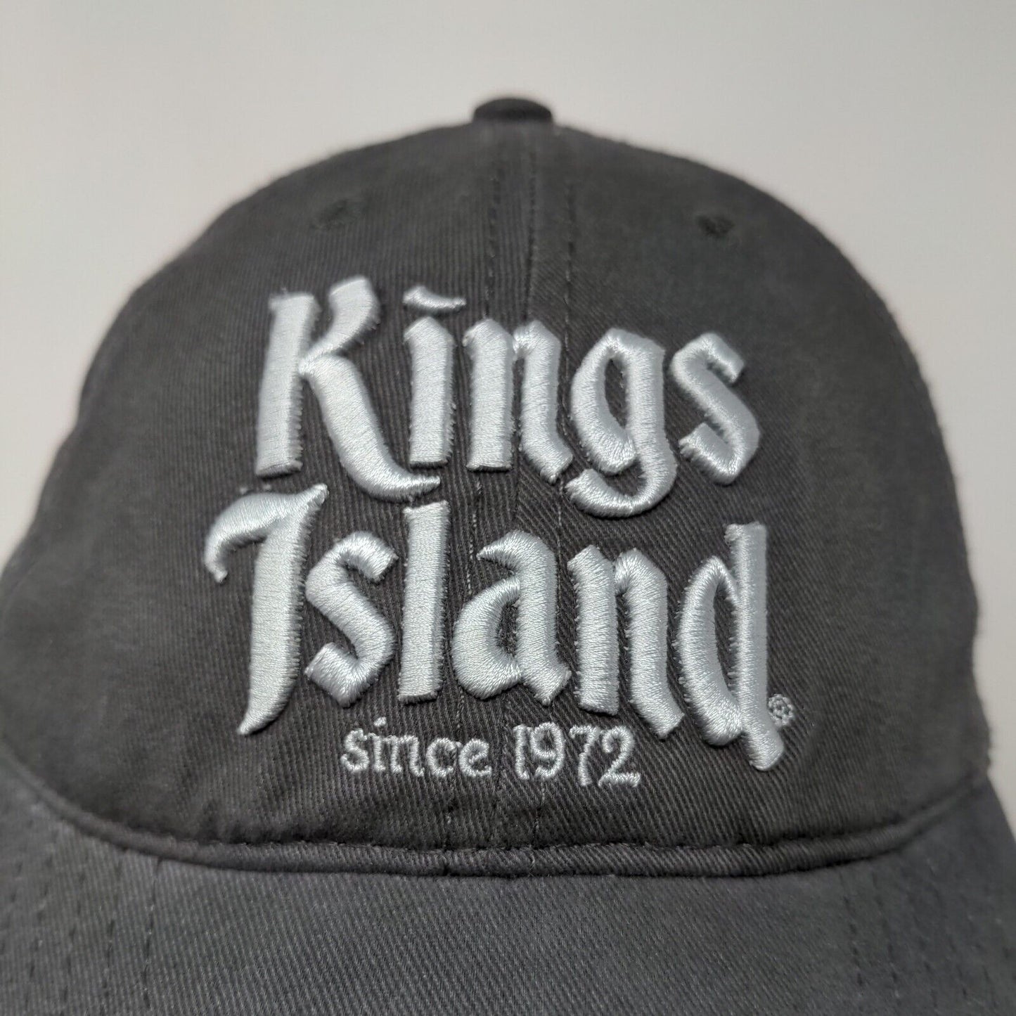 Jacobson Men's Strapback Hat Adjustable Embroidered King's Island Logo