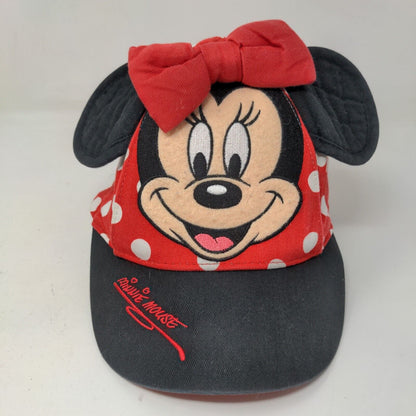 Walt Disney World Girl's Stretchy Toddler Hat Multicolor Minnie Mouse Ears