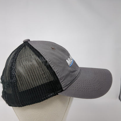 McNeilus Strapback Trucker Hat Gray One Size Adjustable 6 Panel Mesh Back
