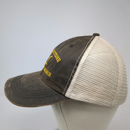 Paramount Headwear Yellowstone Dutton Ranch Baseball Cap Brown OSFM Mesh Back