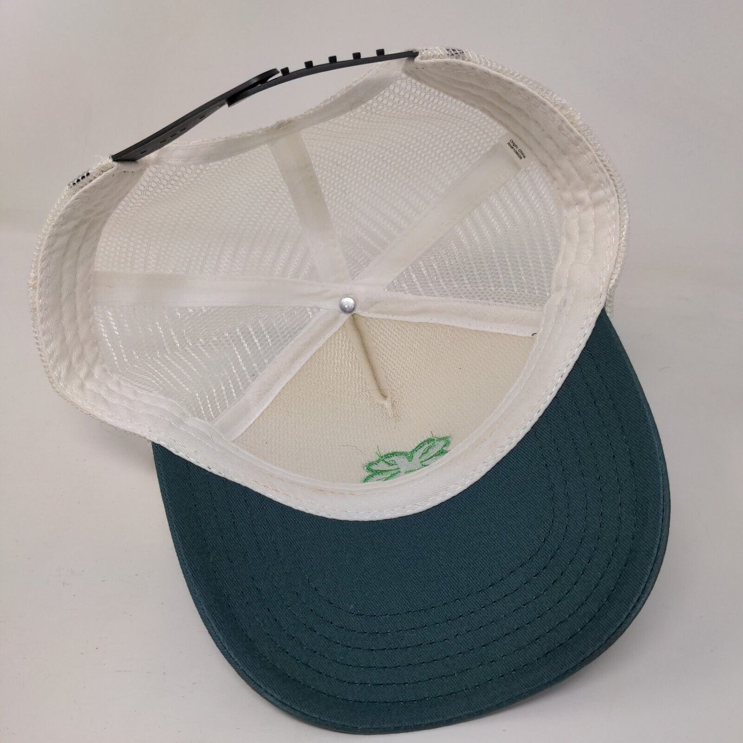 Clover Snapback Mesh Back Trucker Hat Multi One Size Colorblock