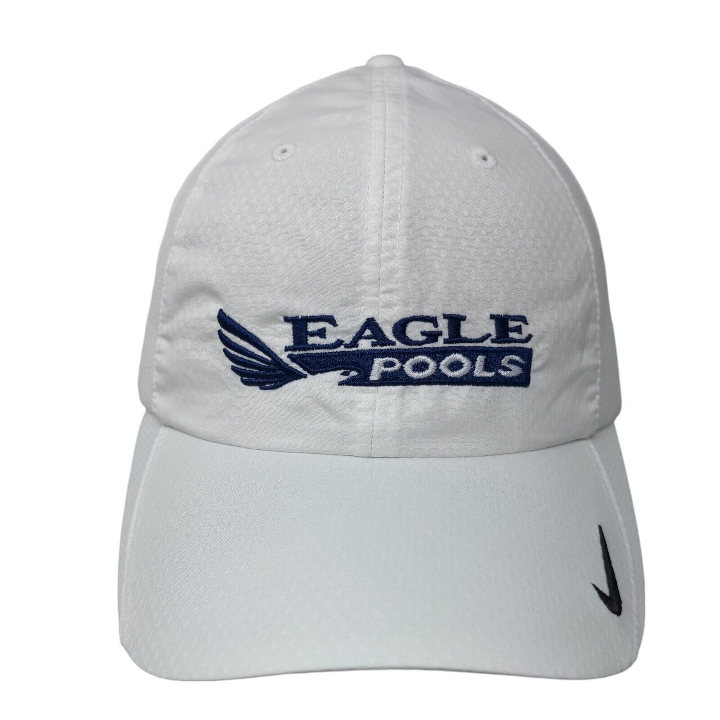 Eagle Pools Strapback Hat White One Size Adjustable Embroidered Nike Heritage86