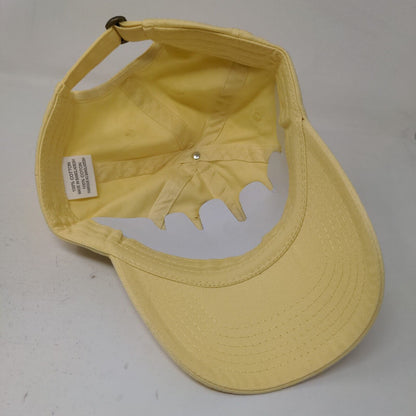 Splenda Men's Slideback Hat Yellow 100% Cotton Adjustable Embroidered Logo