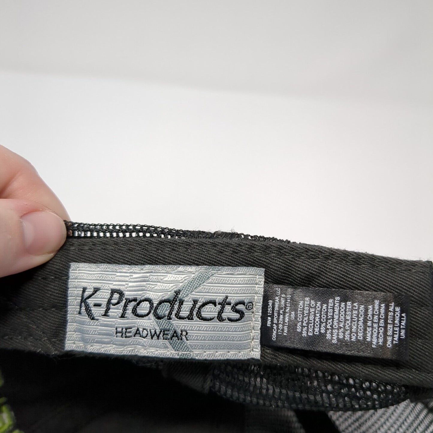 Winfield United Strapback Mesh Back Trucker Hat Gray One Size K-Products