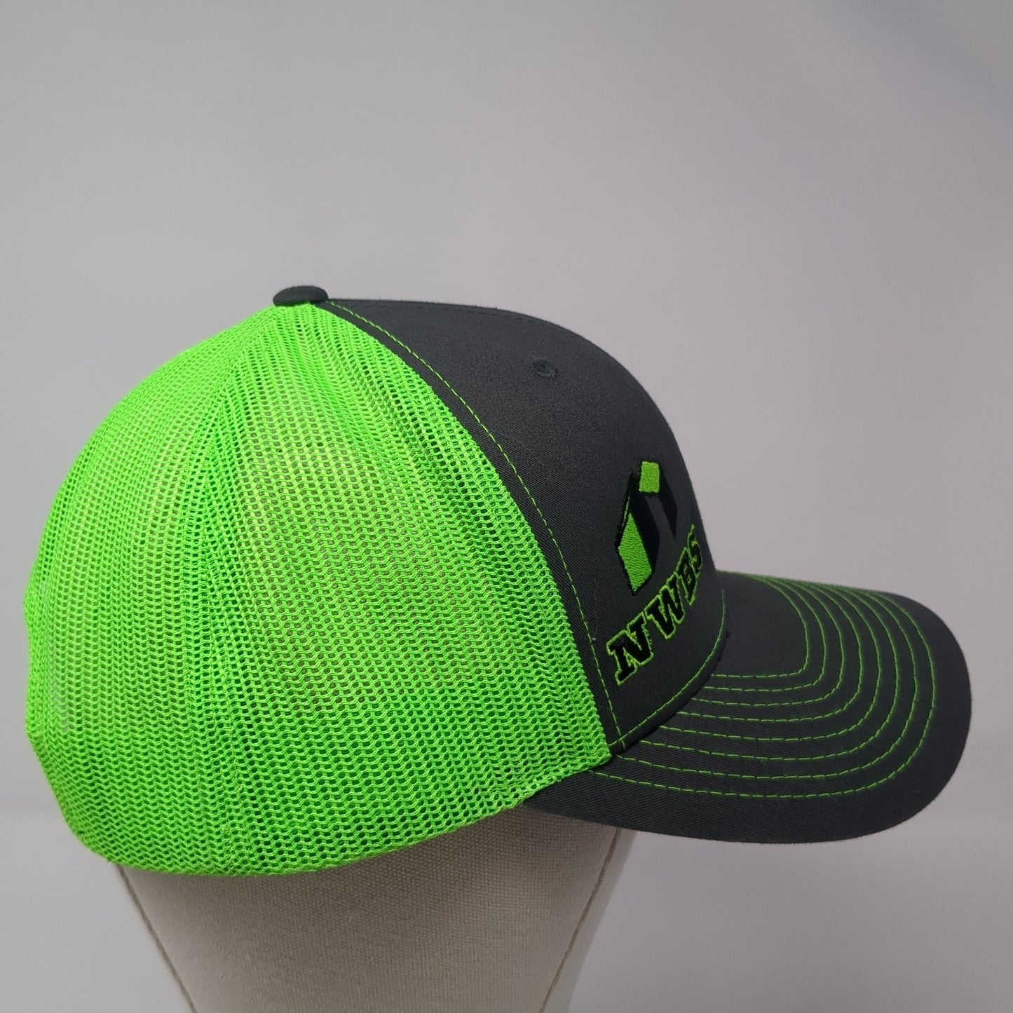 NWBS Snapback Trucker Hat Multicolor One Size Adjustable Mesh Back Richardson