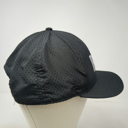 Pukka Trucker Hat Black One Size Perforated Mesh Snapback Radley Golf Chef Logo