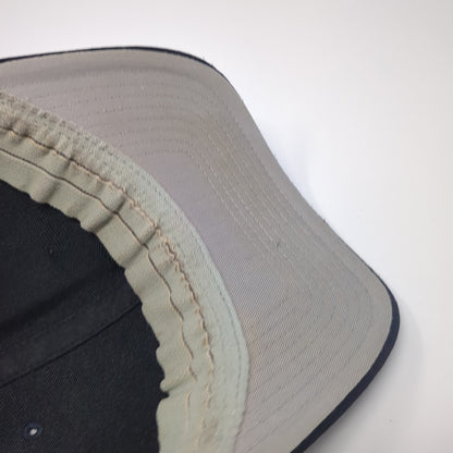 Richardson Fitted Hat Blue Medium Graphic Logo Stretch 6 Panel Outdoor