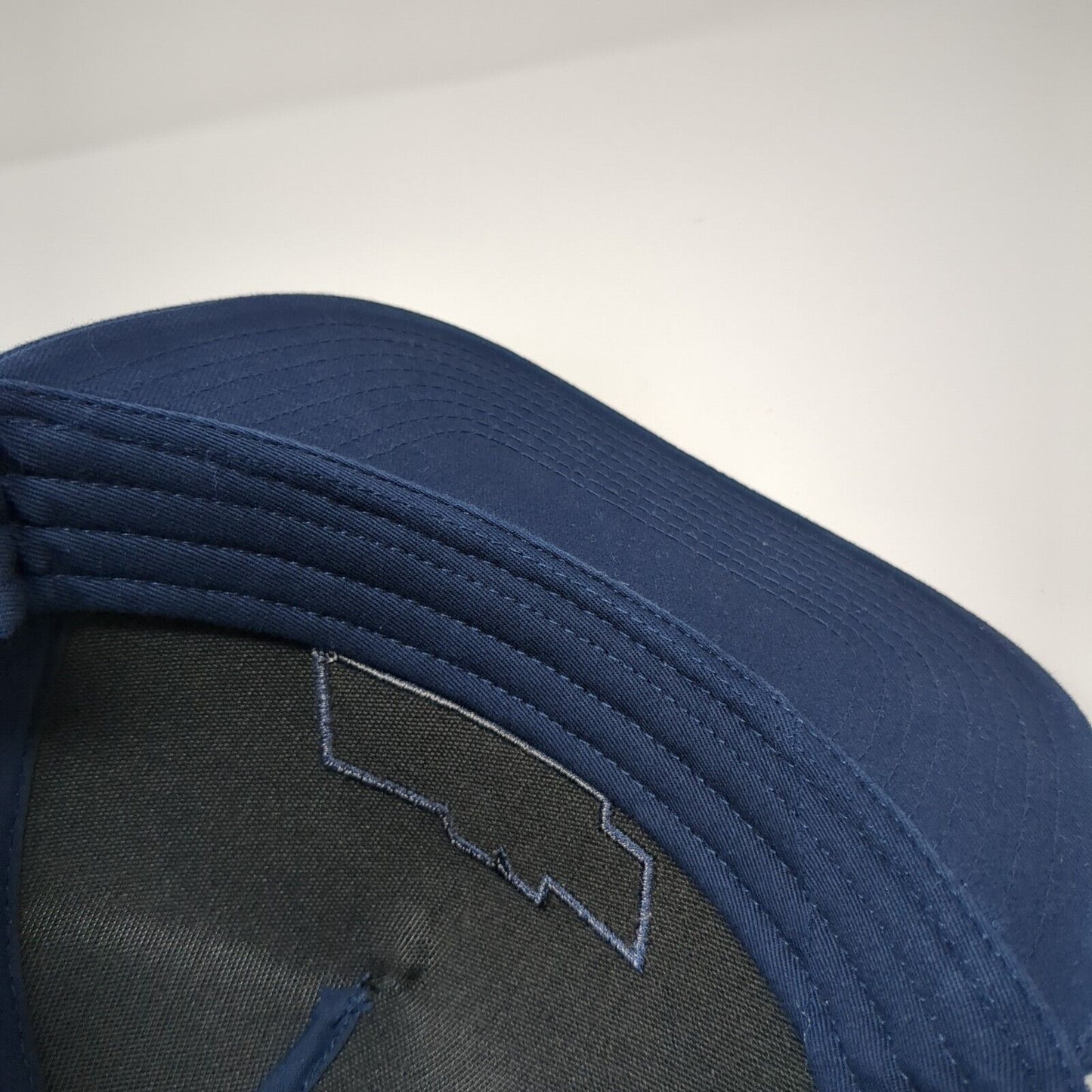 FMF Snapback Trucker Hat Blue One Size Adjustable Embroidered Mesh Back 6 Panel