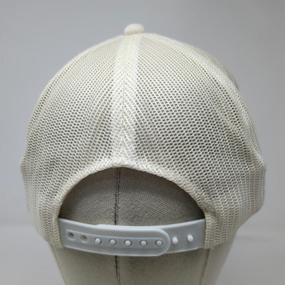 Young An Trucker Hat White One Size MCTS School Reunion 99 Mesh Snapback Rope