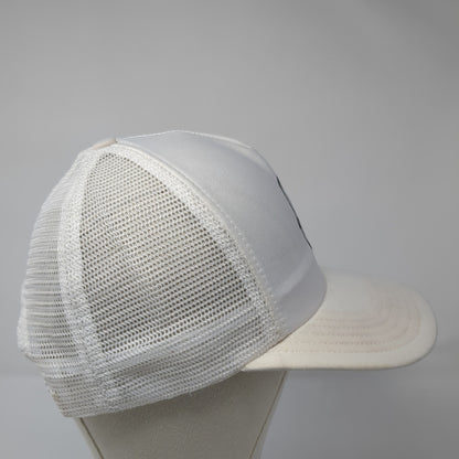 AMO MTD AFL CIO Snapback Trucker Hat White One Size Mesh Back USA