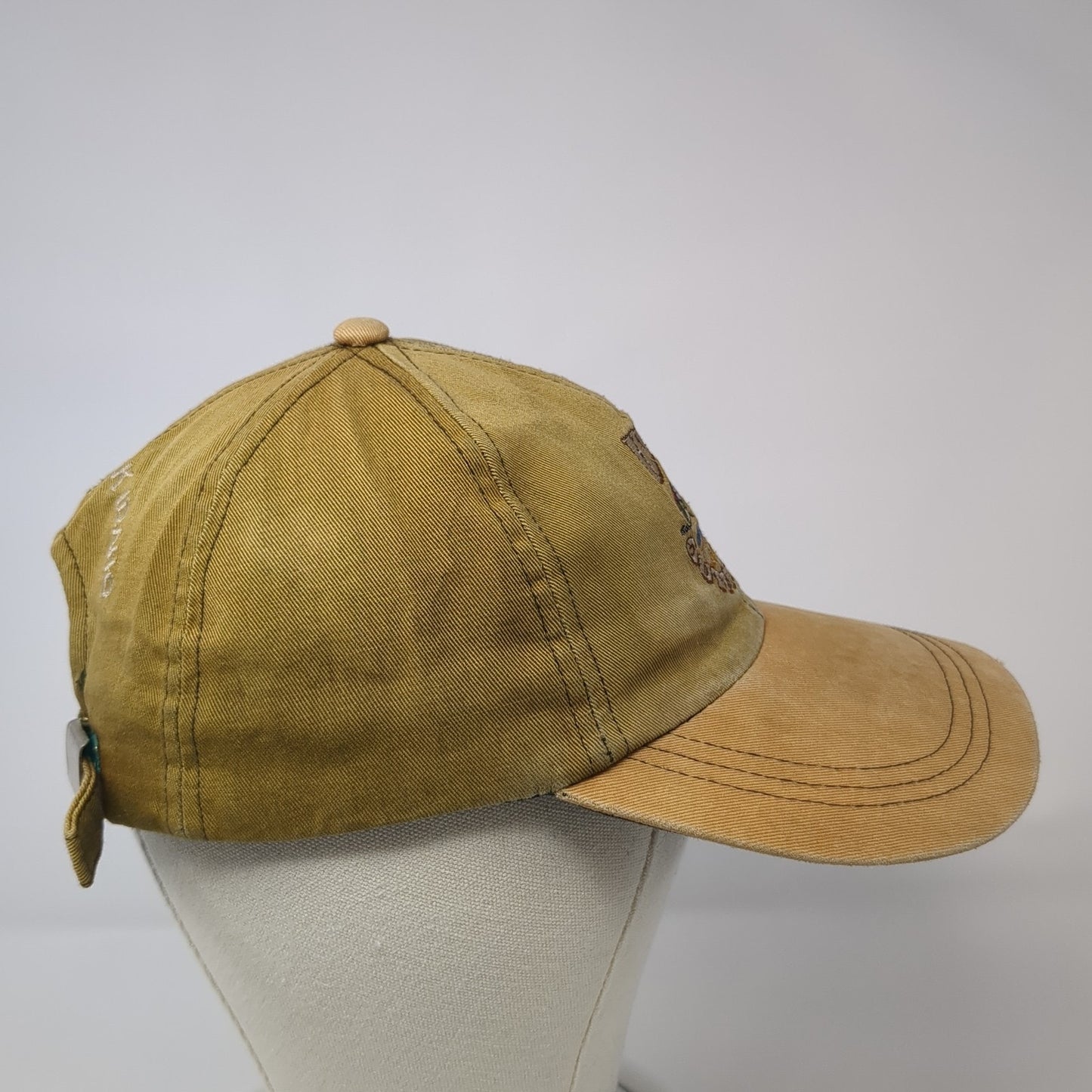 Hyde Outfitters Slideback Baseball Cap Brown One Size Adjustable Embroidered