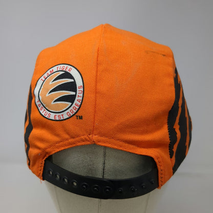 Bula Snapback Hat Orange Black Team Tiger Kellogg's 5 Panel Tony USA Vintage