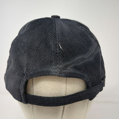 Nissin Trucker Black One Size Hat Corduroy Chevrolet Bowtie Edmark Red Rope