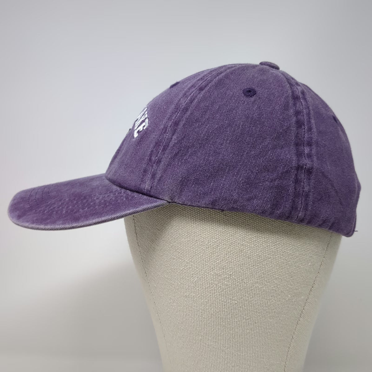 CRAZY Apparel Orange Lake Resort Purple Baseball Cap Hat One Size Slideback