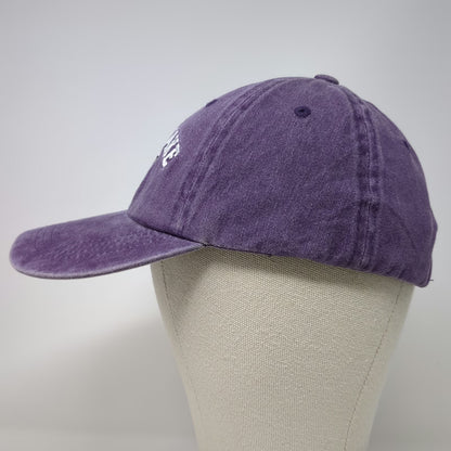 CRAZY Apparel Orange Lake Resort Purple Baseball Cap Hat One Size Slideback