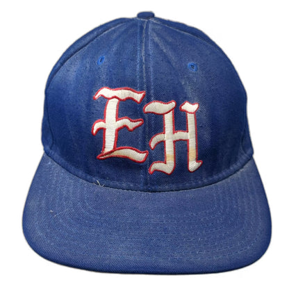 Western Athletic EH Logo Blue Fitted Baseball Cap Hat Size 7 1/2 Made in USA