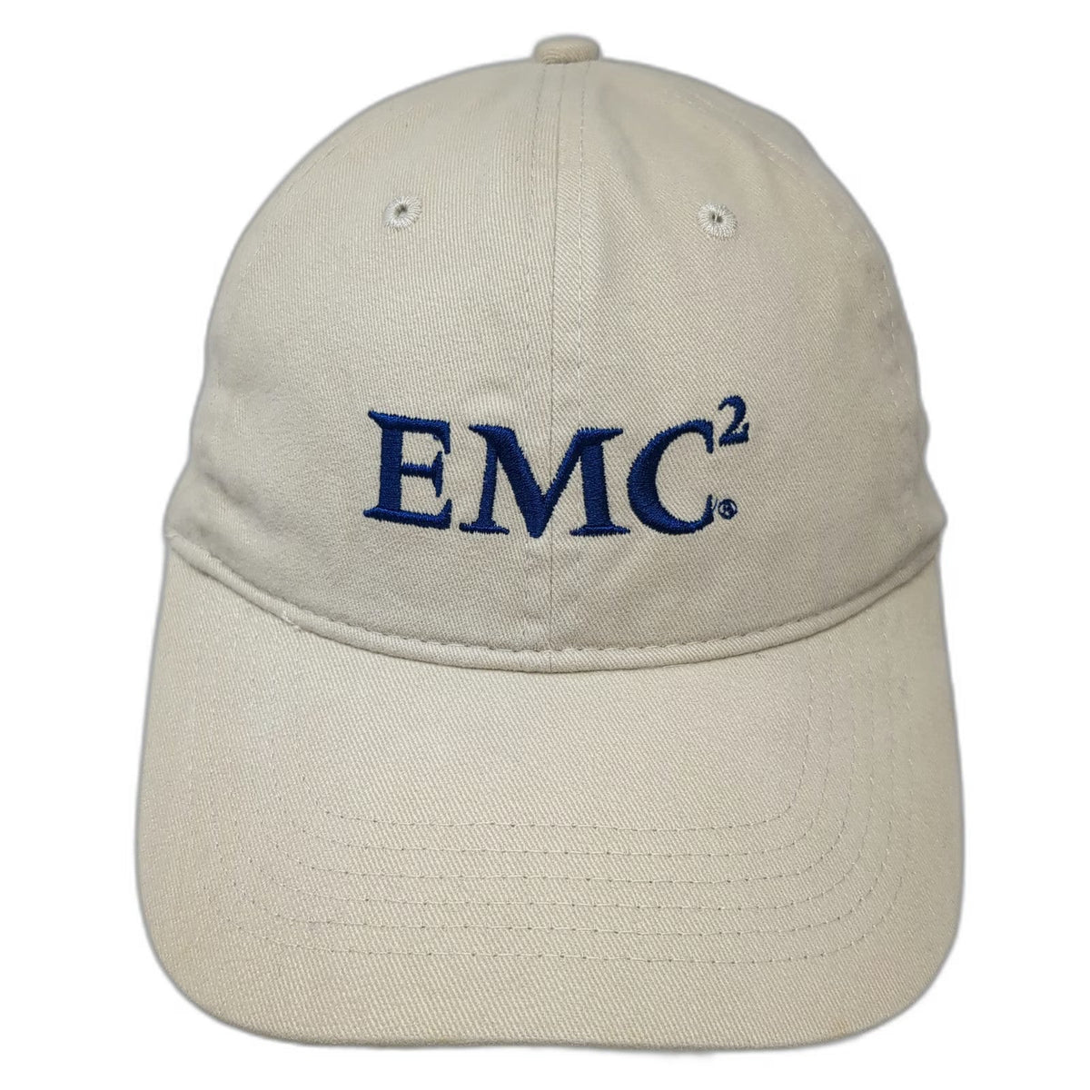 Port & Company EMC2 Corporate Logo Beige Baseball Cap One Size Adjustable Hat