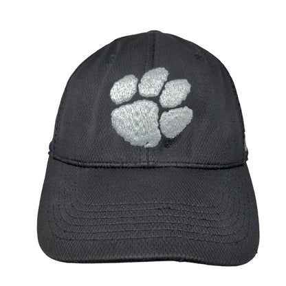 Clemson Tigers Fitted Mesh Back Hat Black OSFM Embroidered Pawn Logo NCAA