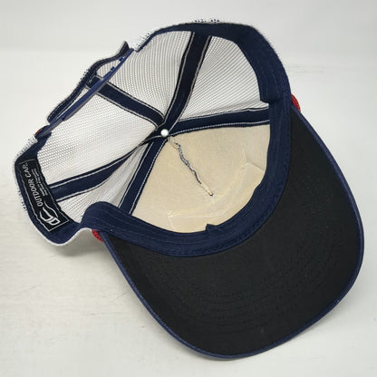 Outdoor Cap Tractor Supply Co Trucker Hat Blue One Size Rope Mesh Patch Snapback
