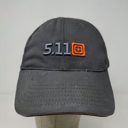 5.11 Tactical Series Men's Strapback Hat Gray Size OS Embroidered Logo 2019